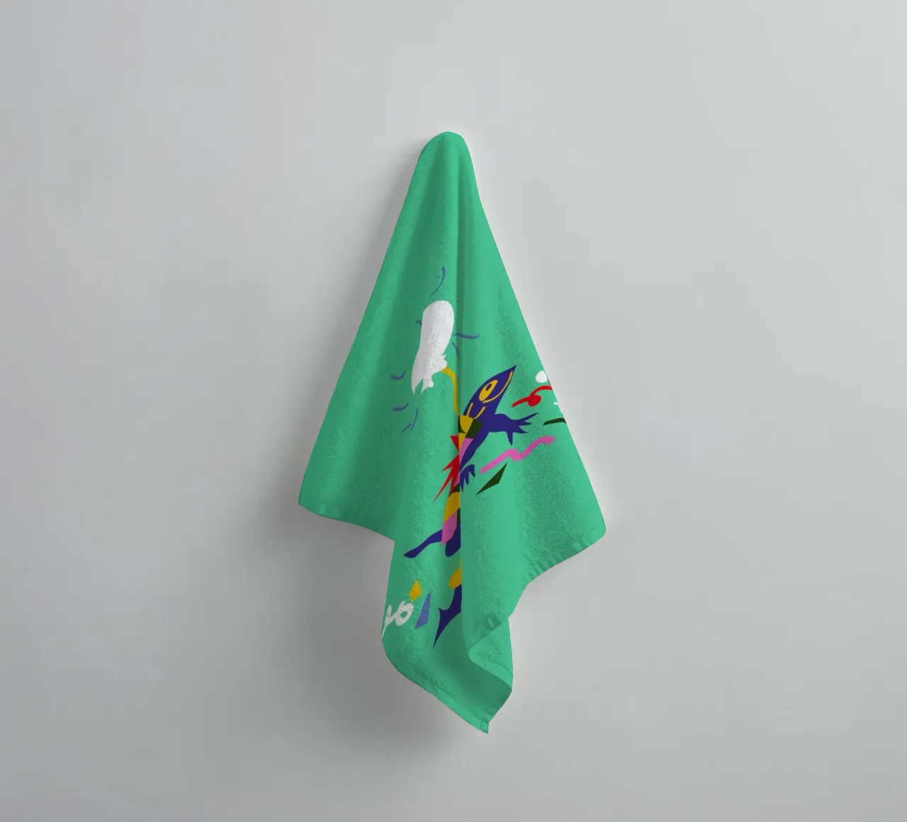 Party Turtle asciugamano da bagno da Mariery Young