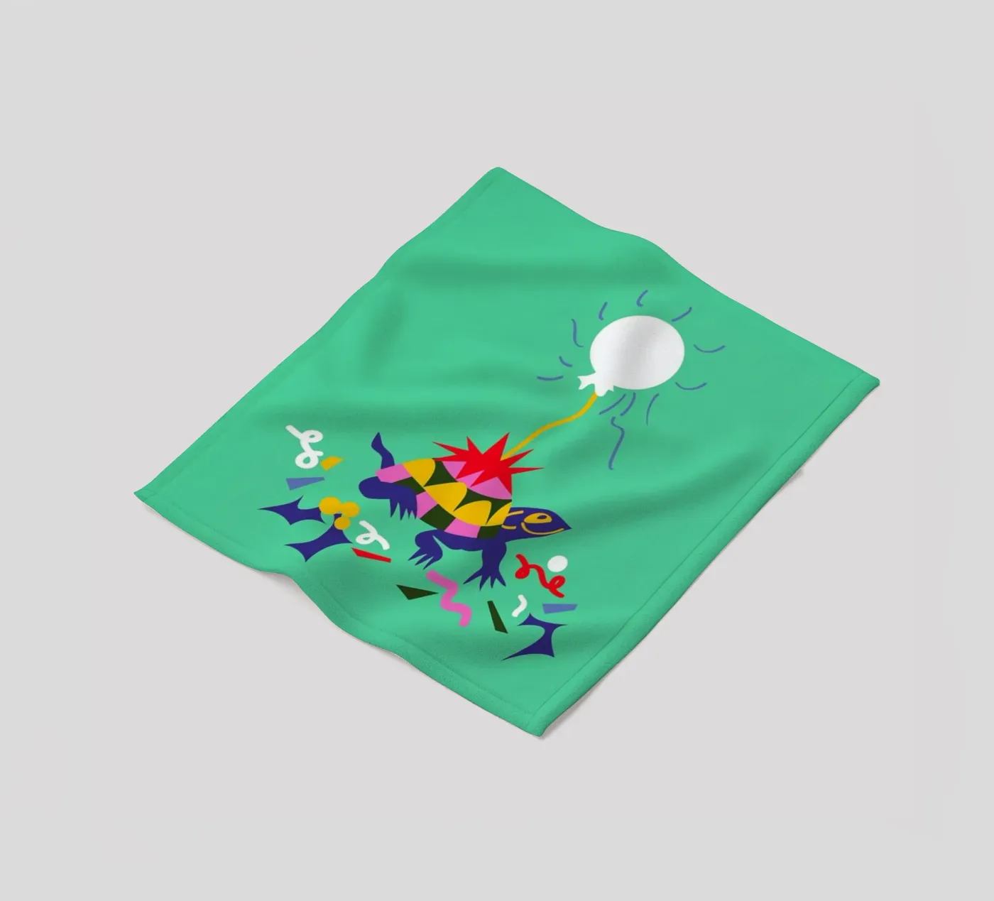 Party Turtle Fleecedecke von Mariery Young