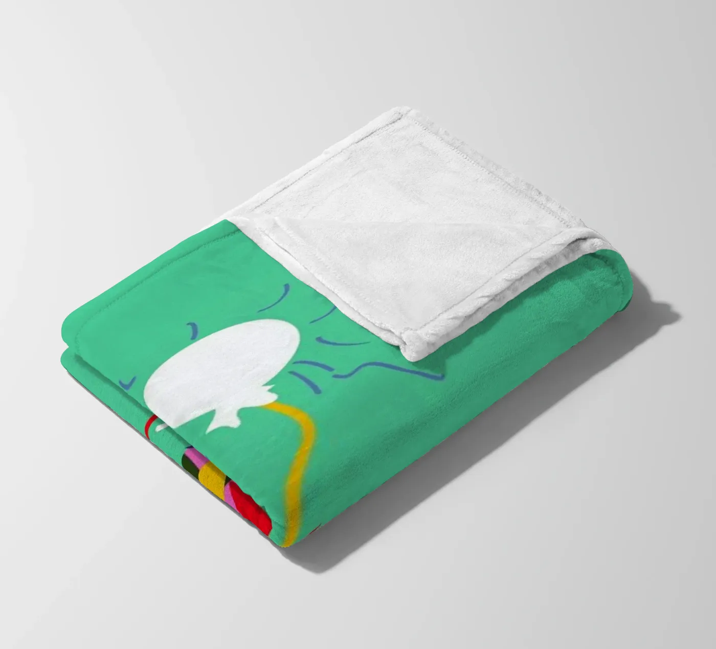 Party Turtle Fleecedecke von Mariery Young