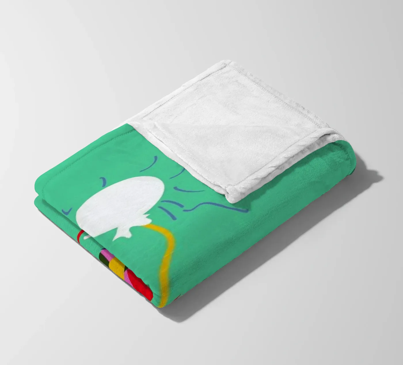 Party Turtle Fleecedecke von Mariery Young