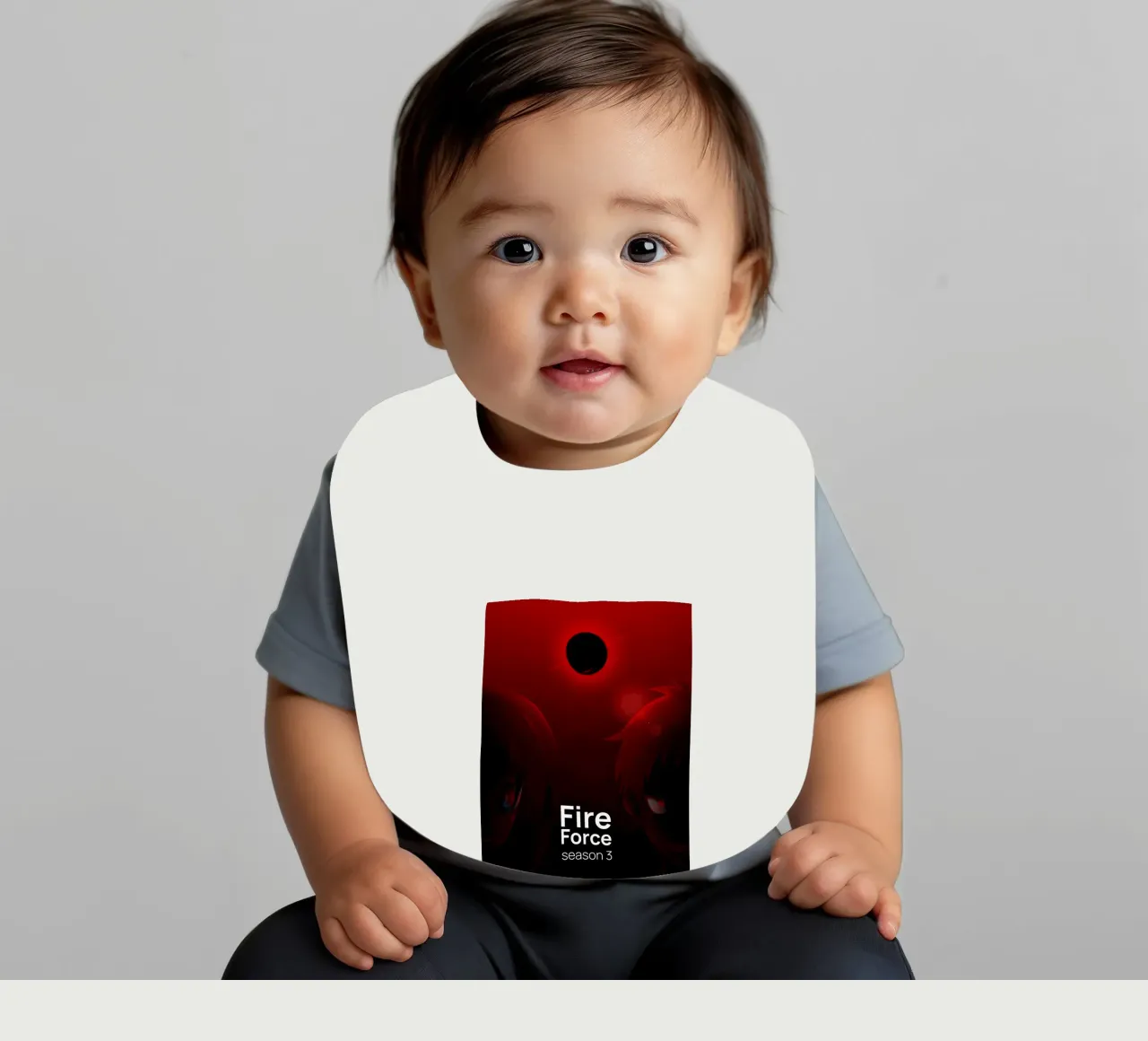 Forza di fuoco 3 bavaglino da withandname