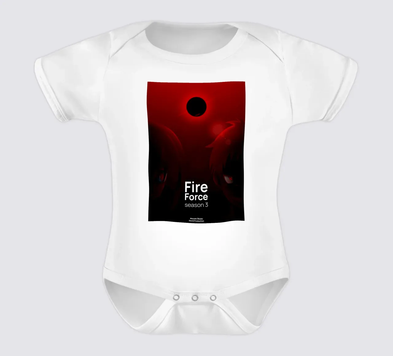 Forza di fuoco 3 body neonato maniche corte da withandname