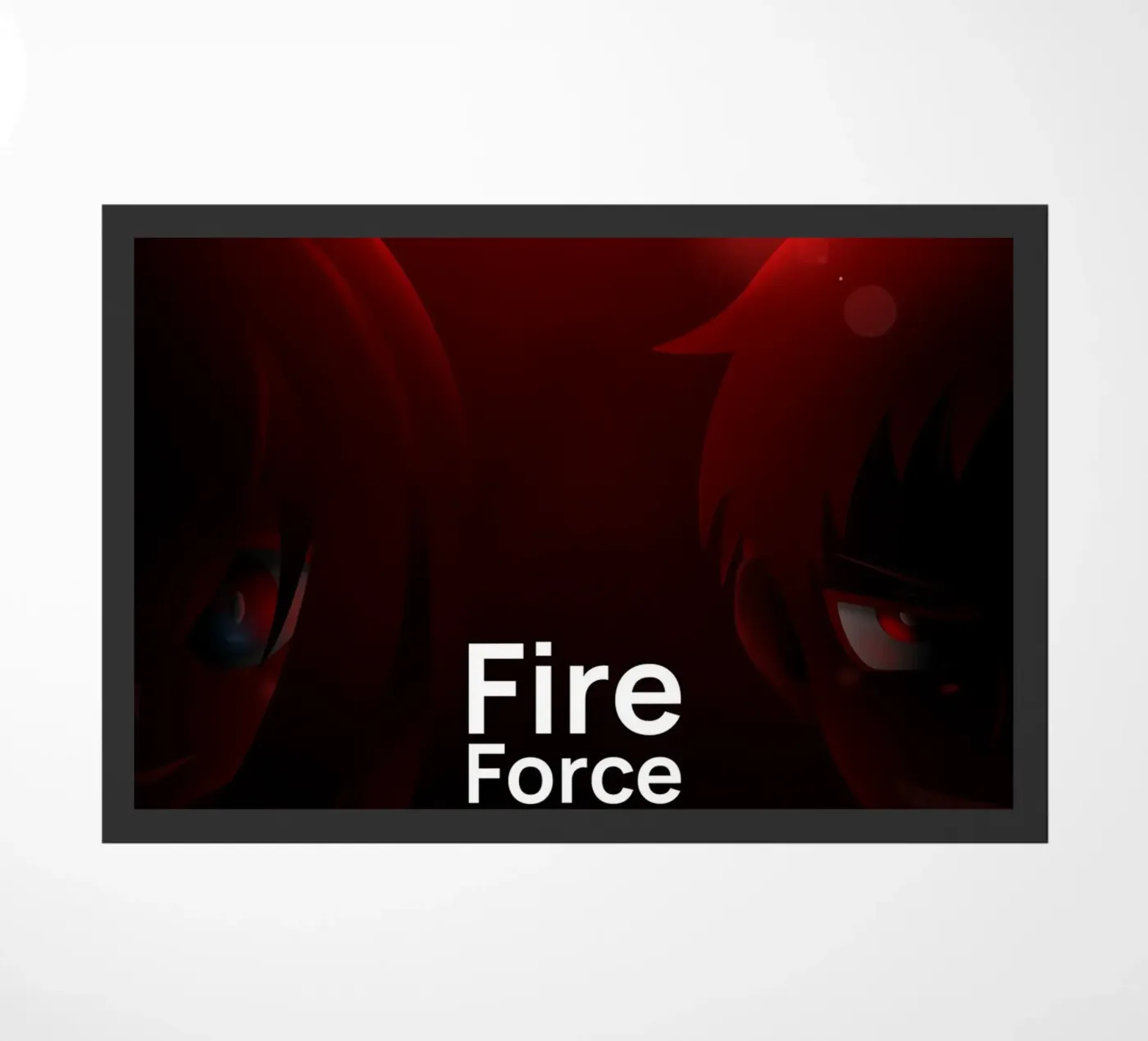 Brandweer 3 deurmat van withandname