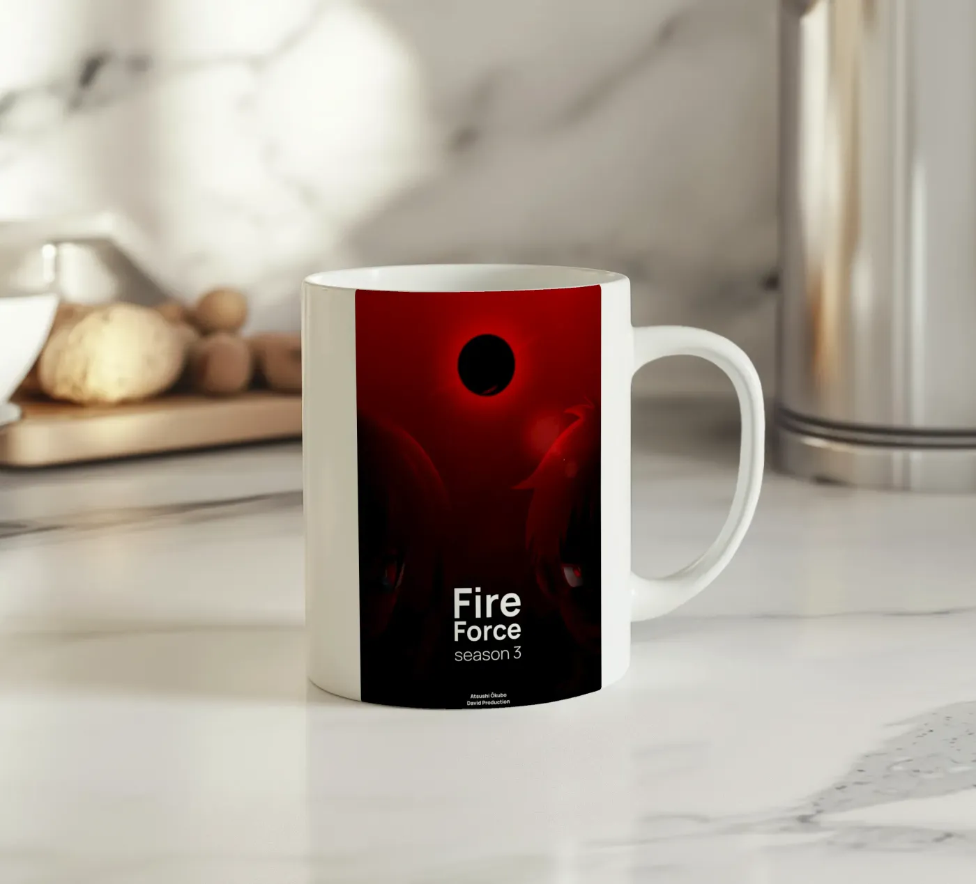 Forza di fuoco 3 tazza in ceramica da withandname