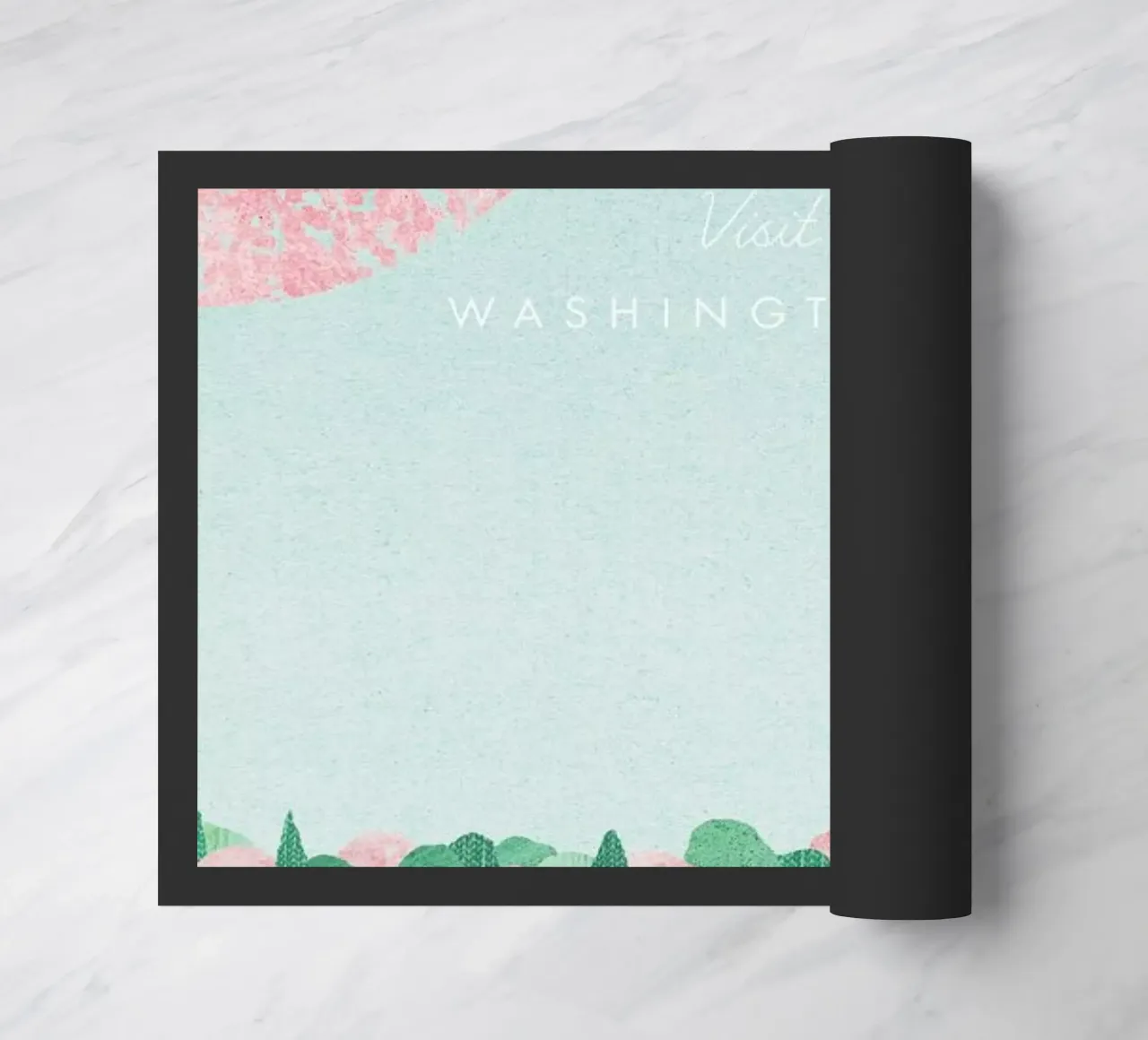 Washington doormat by Henry Rivers