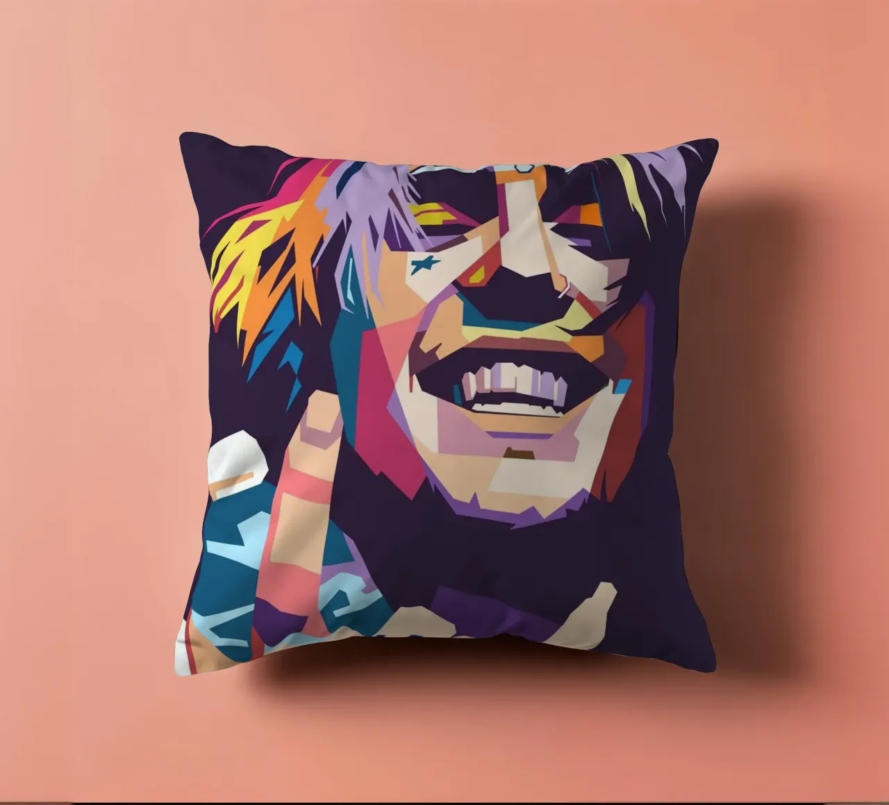 Design tributo a Lil Peep cuscino da Hantamrata
