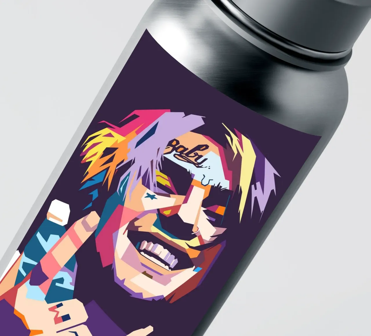 Conception d'un hommage à Lil Peep autocollant de Hantamrata