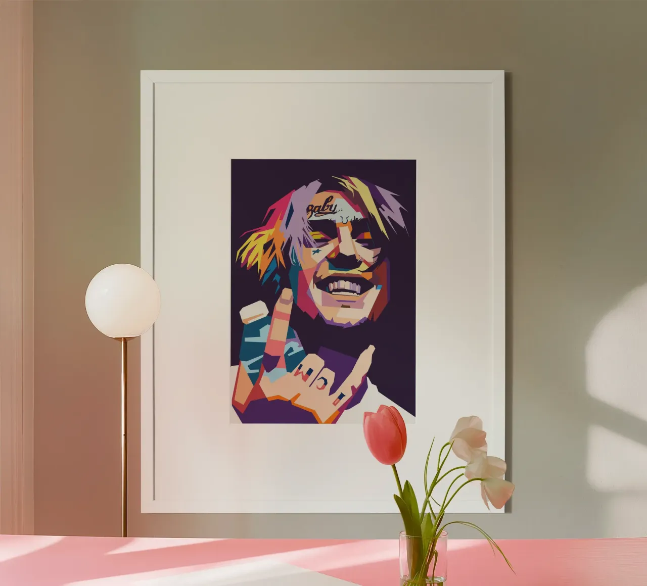 Design tributo a Lil Peep carta hahnemühle da Hantamrata