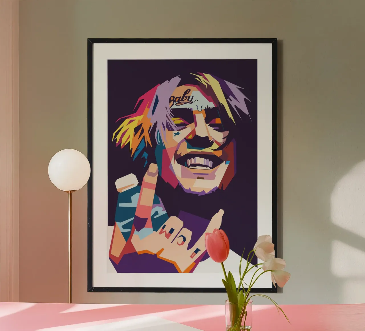 Design tributo a Lil Peep carta hahnemühle da Hantamrata