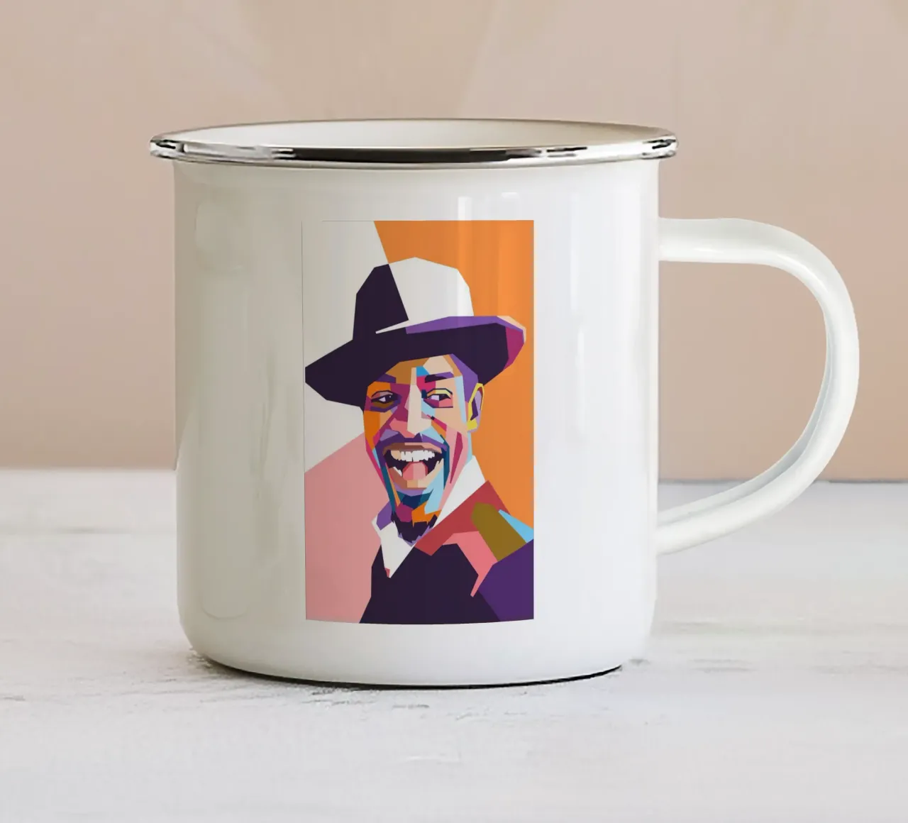 Andre 300 hip hop tazza in smalto da Hantamrata