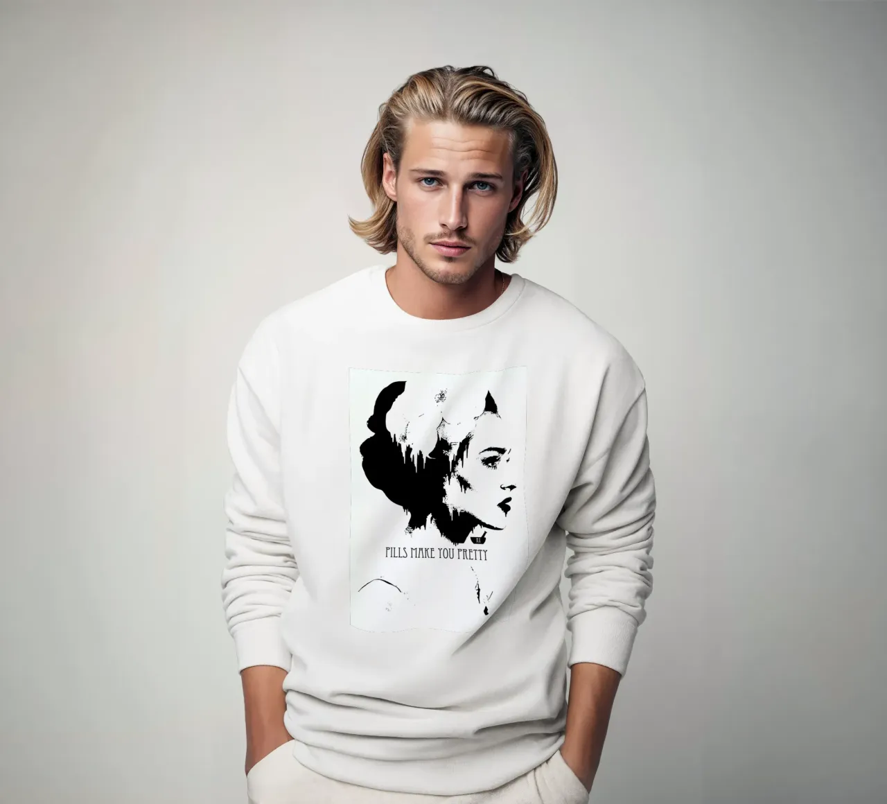 Pills Make you Pretty sweatshirt van Kristy Patterson