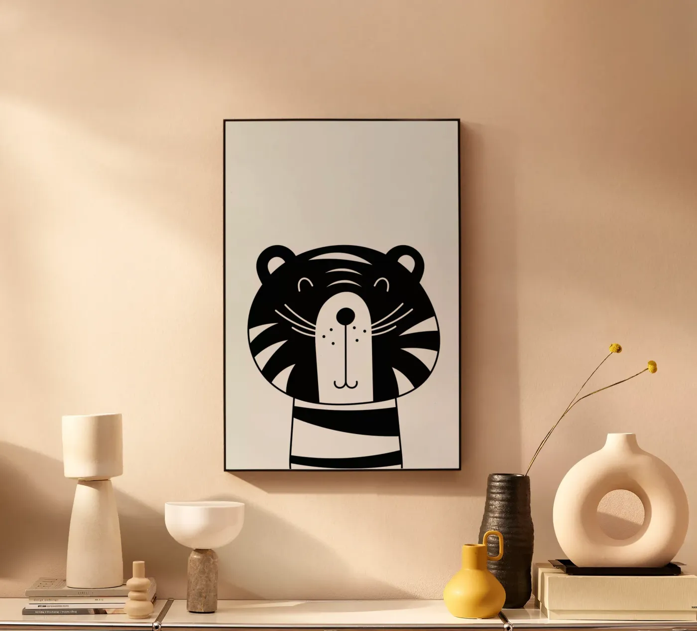 Happy Tiger plexiglass da Little Flourishes