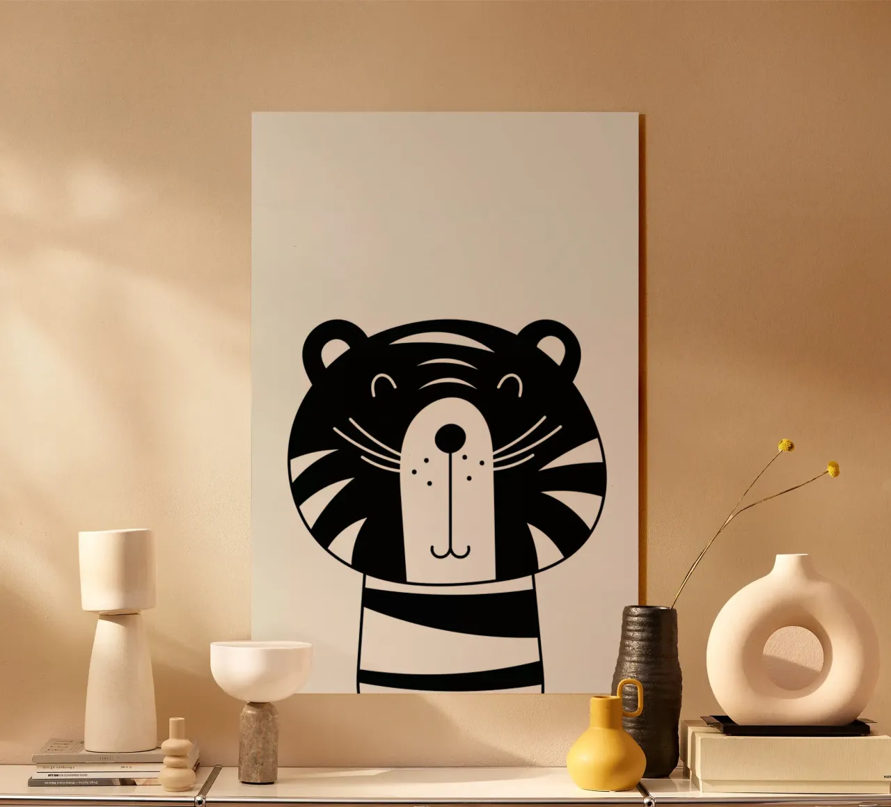 Happy Tiger plexiglass da Little Flourishes