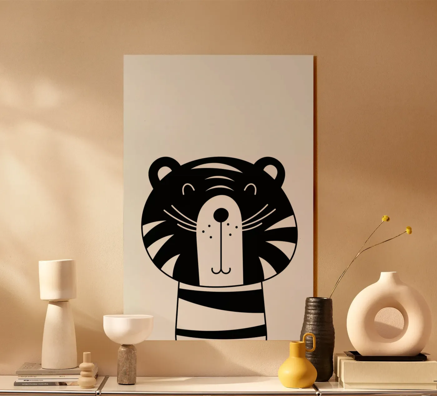 Happy Tiger plexiglass da Little Flourishes