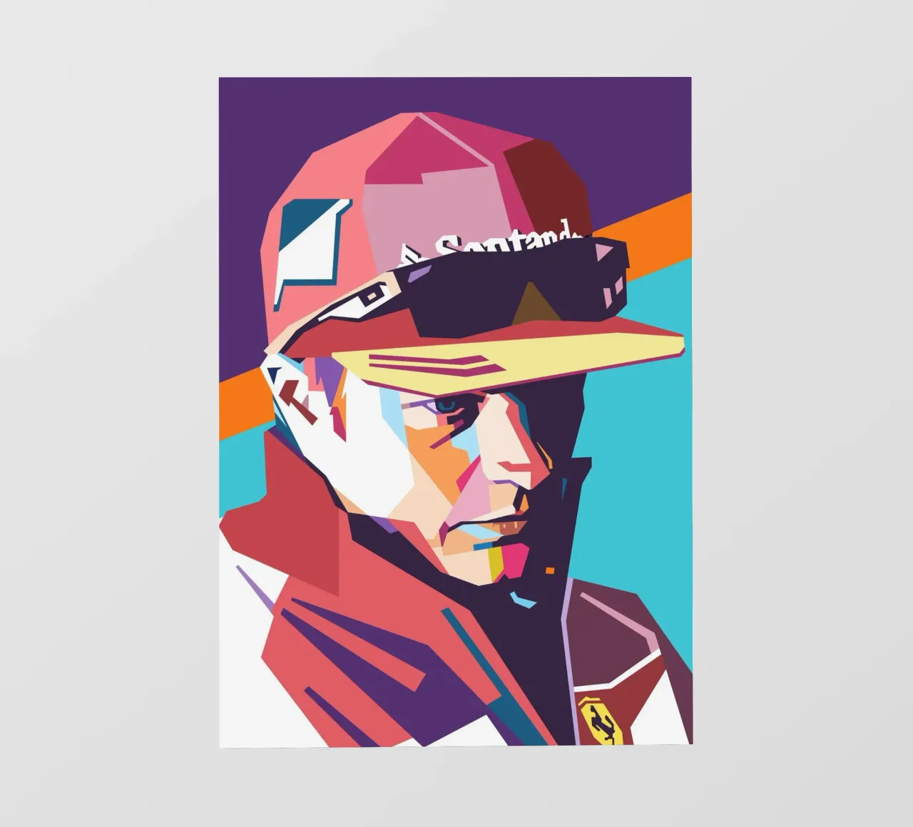 Kimmy Raikkonen formula uno telo in pvc da Hantamrata