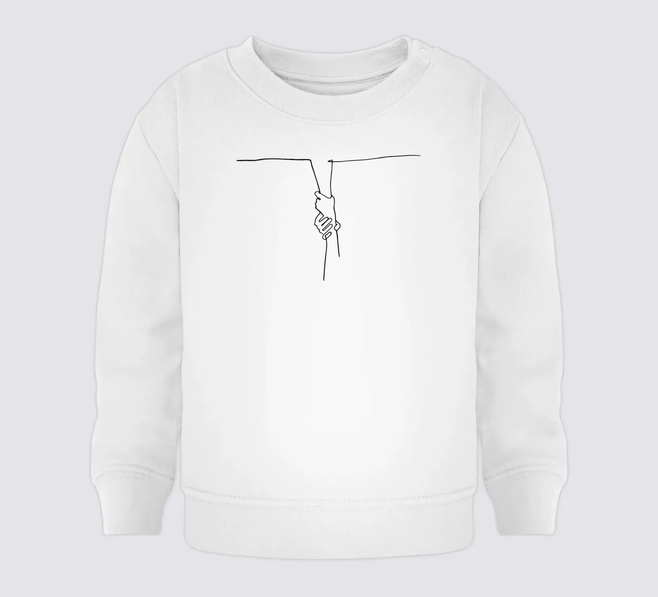 Get Up felpa neonato da Ninhol