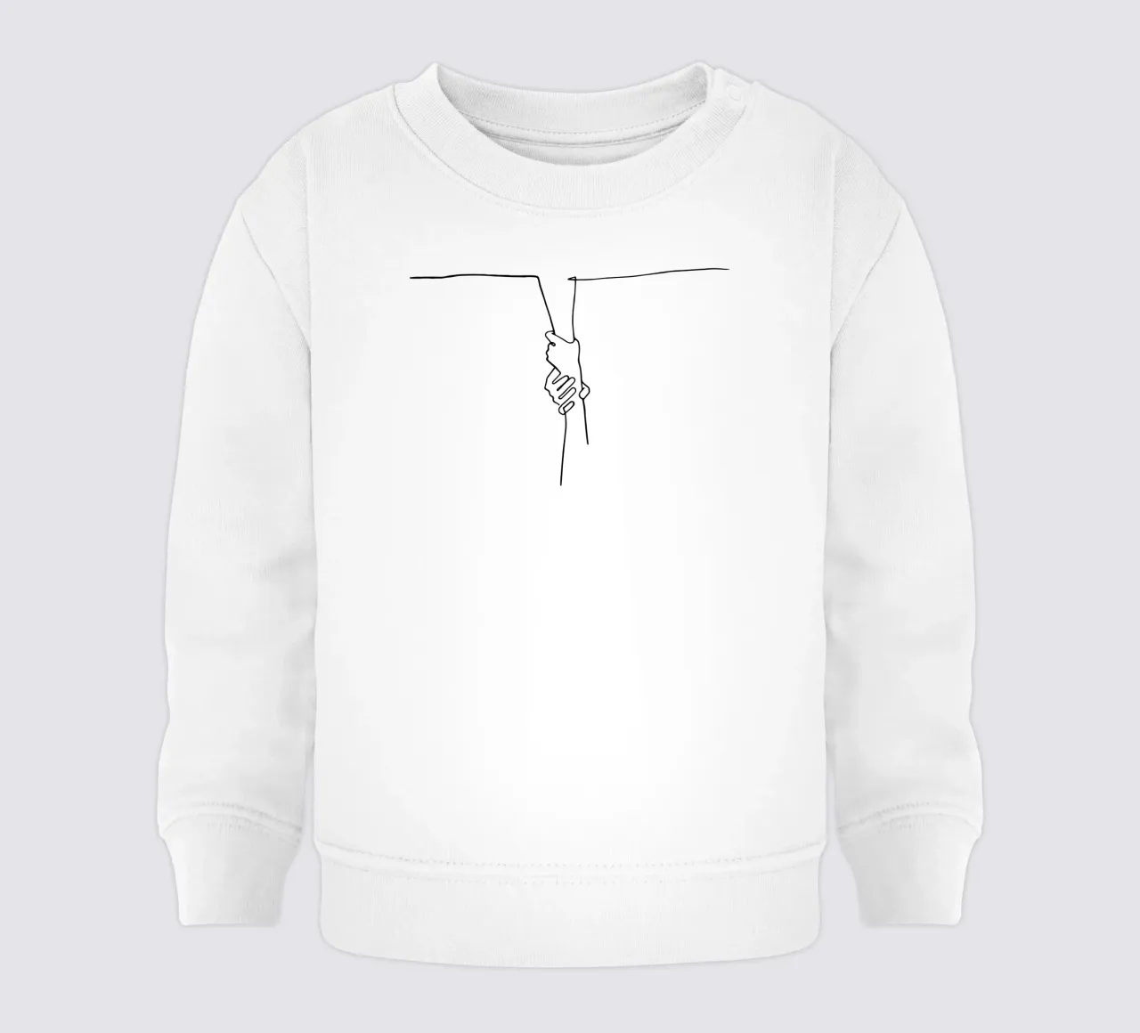 Get Up felpa neonato da Ninhol