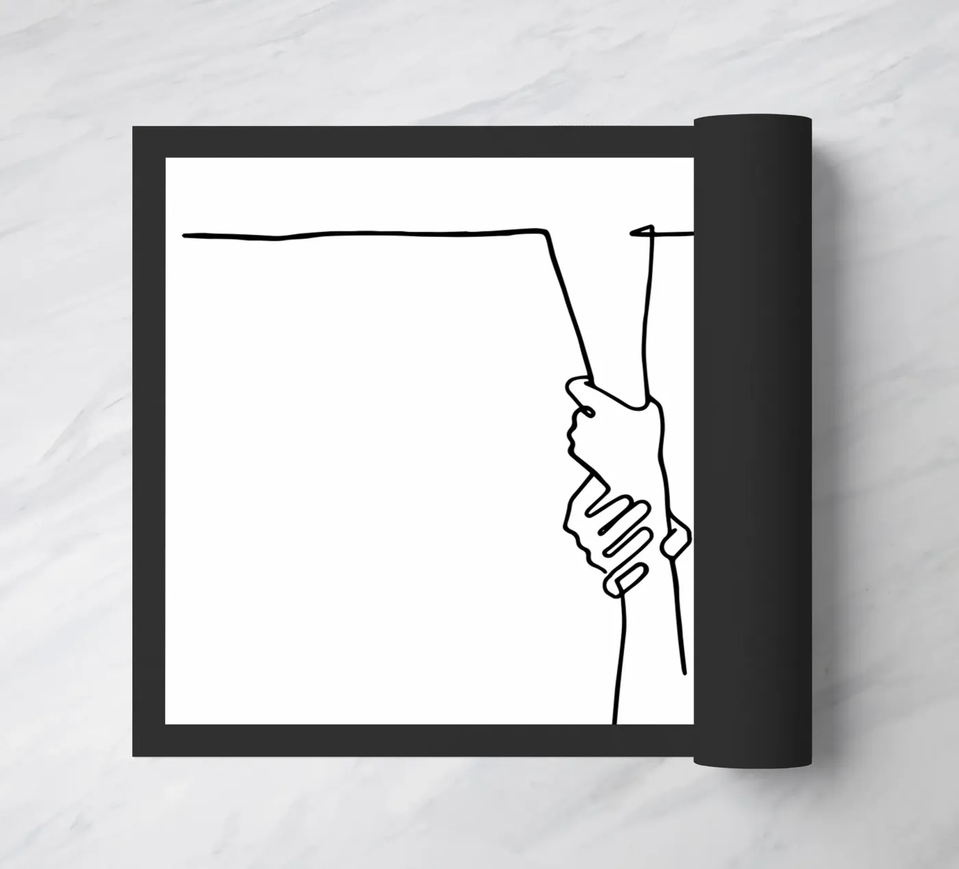 Get Up Fußmatte von Ninhol