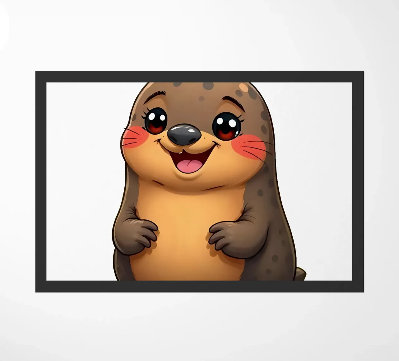 Mol_1a deurmat van Tierisch bunt by LK