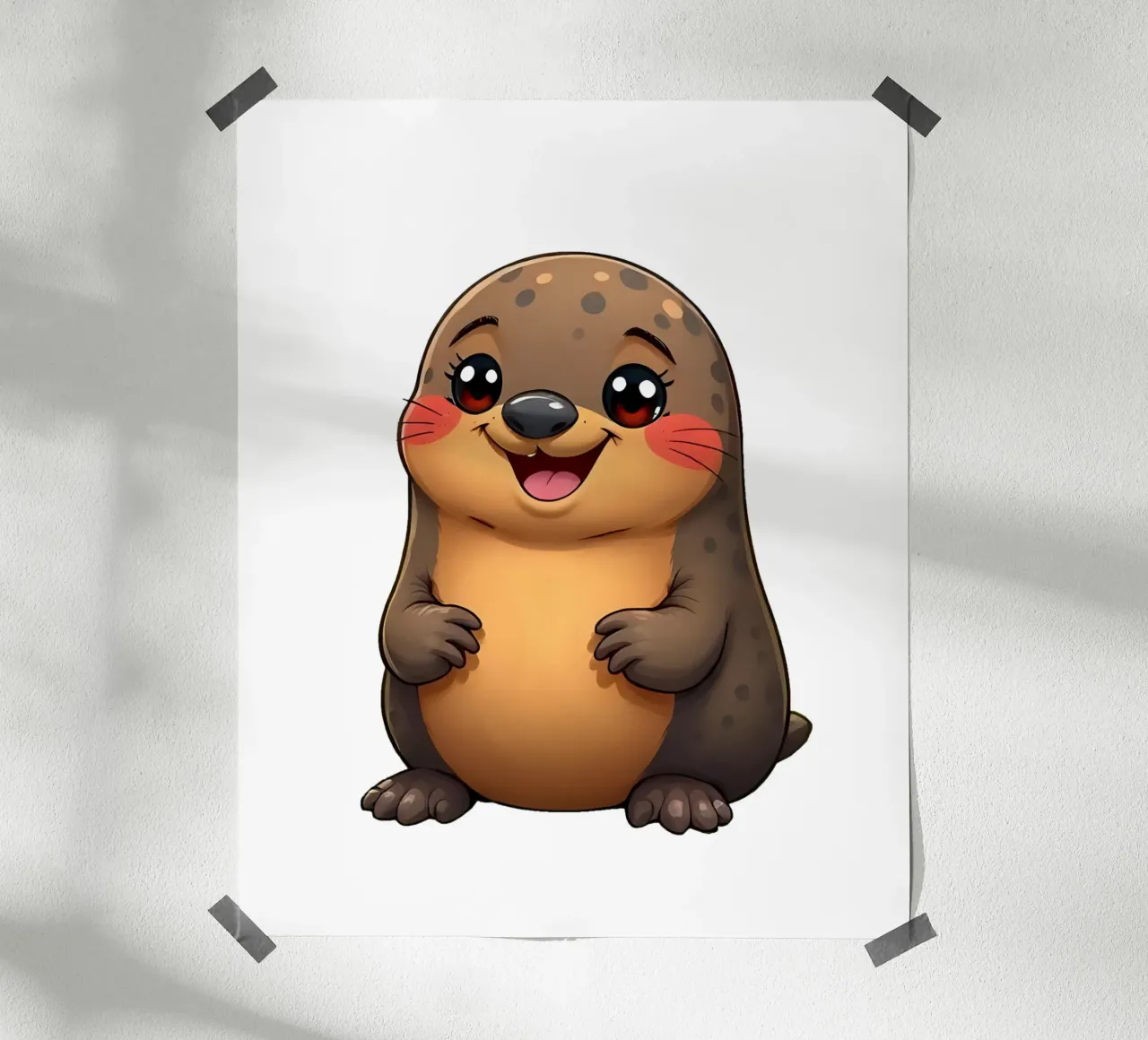 Mole_1a poster da Tierisch bunt by LK