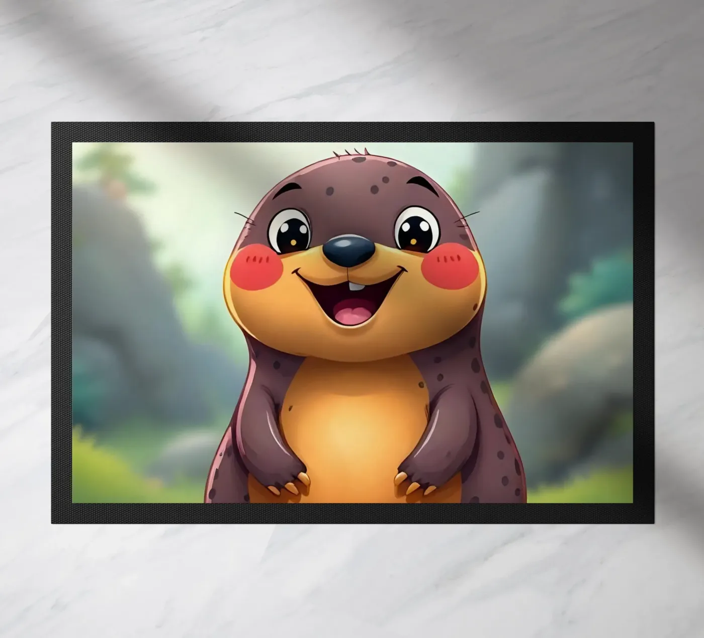 Mole_2 deurmat van Tierisch bunt by LK