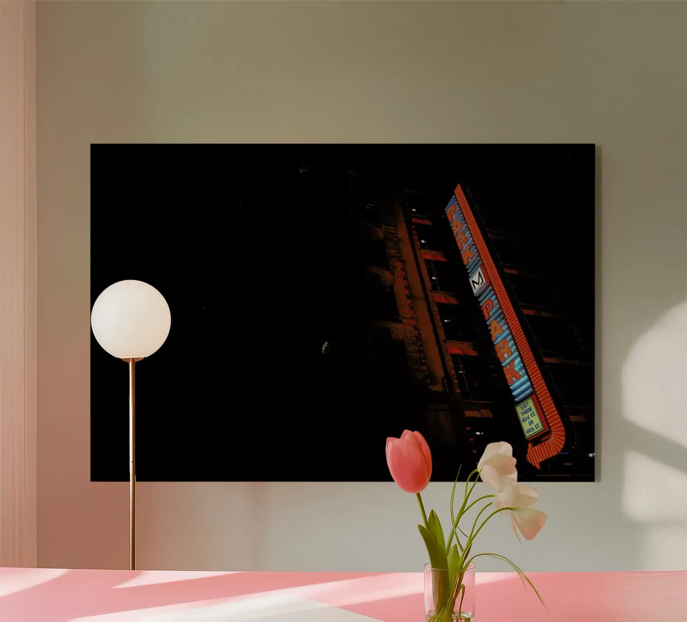 Park acrylic glass by Philipp Reinhard