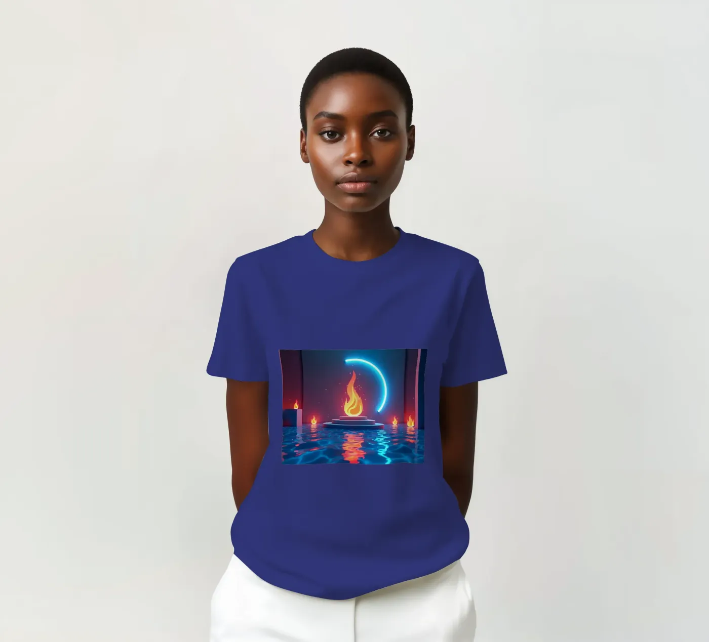 Fuoco e acqua t-shirt da CASTILO