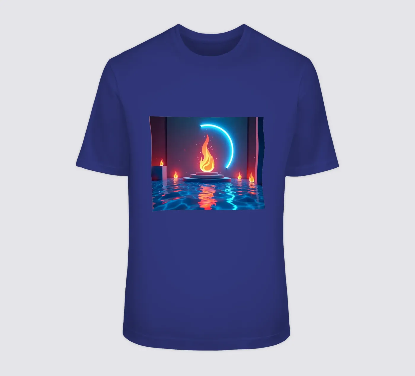 Fuoco e acqua t-shirt da CASTILO