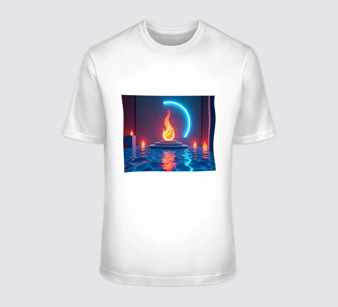 Fuoco e acqua t-shirt da CASTILO