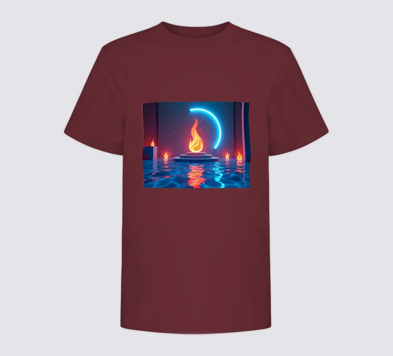 Fuoco e acqua t-shirt bambini da CASTILO