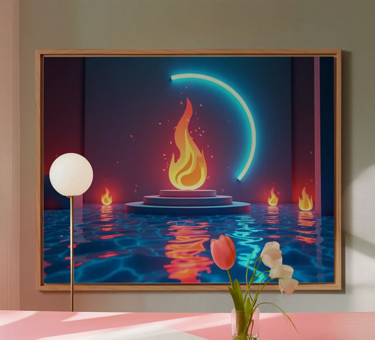 Fuoco e acqua pannello forex da CASTILO