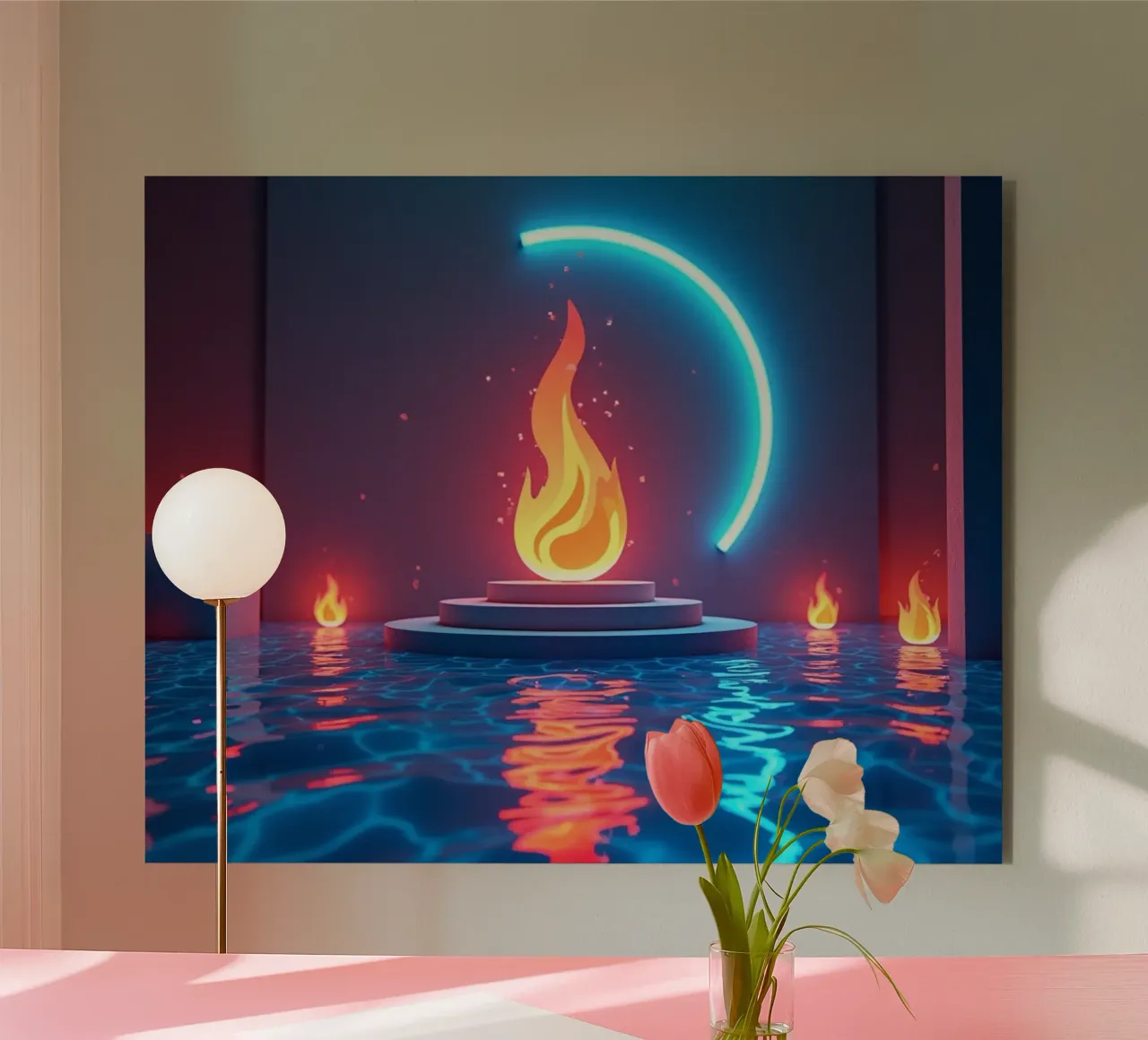 Fuoco e acqua pannello forex da CASTILO