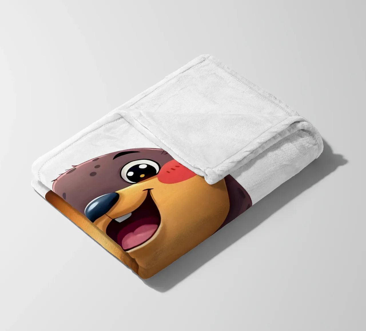 Mol_2a fleecedeken van Tierisch bunt by LK