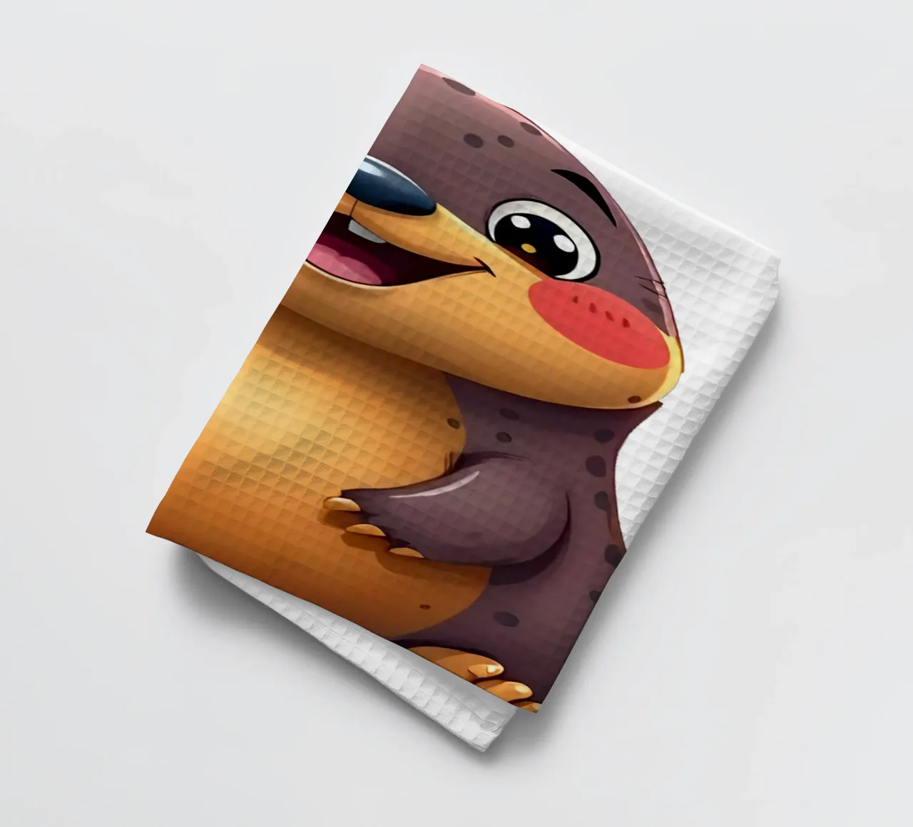 Mole_2a tea towel by Tierisch bunt by LK