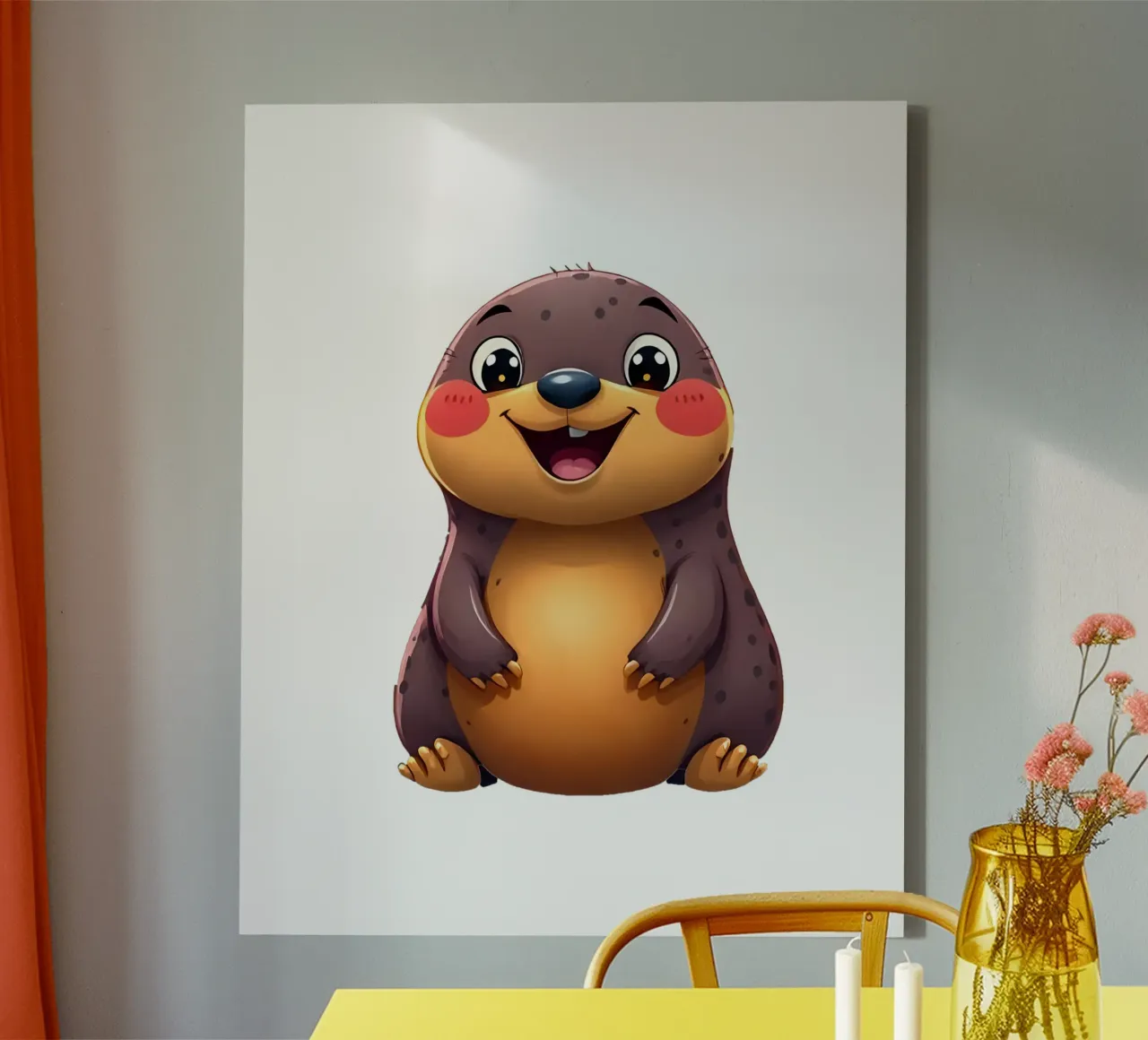 Mole_2a tela da Tierisch bunt by LK