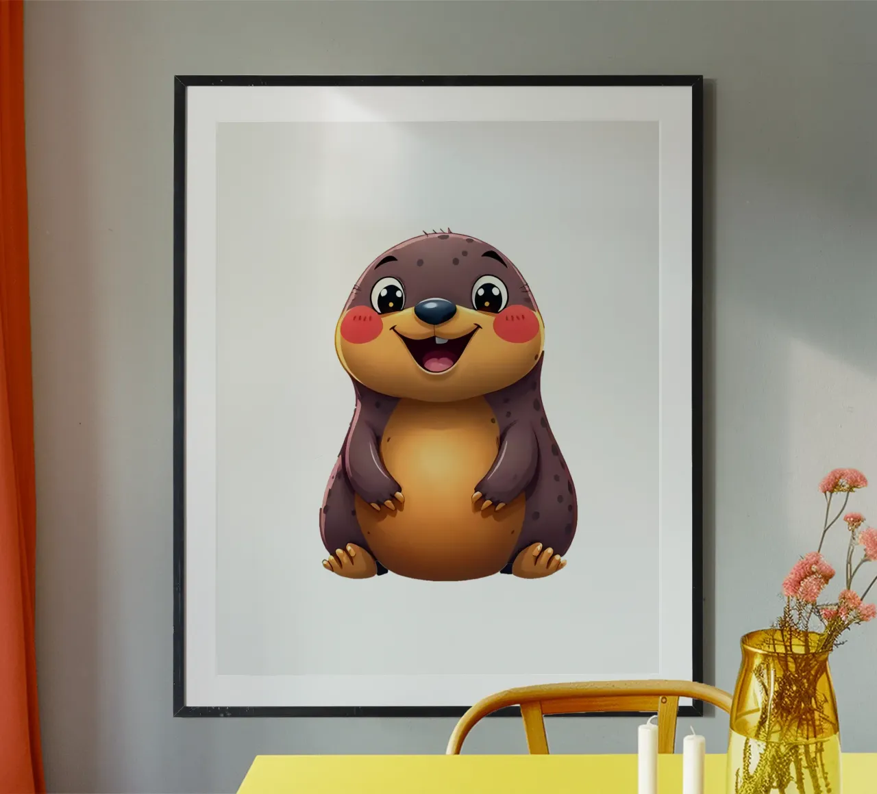 Mole_2a poster da Tierisch bunt by LK