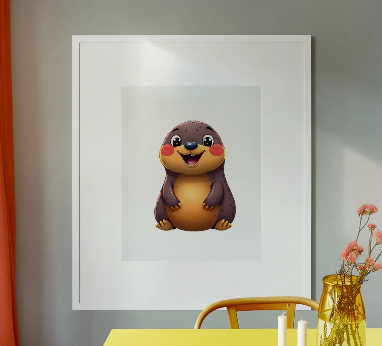 Mole_2a poster da Tierisch bunt by LK