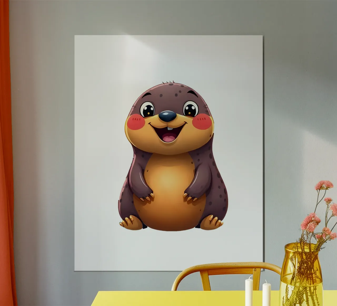 Mole_2a poster da Tierisch bunt by LK