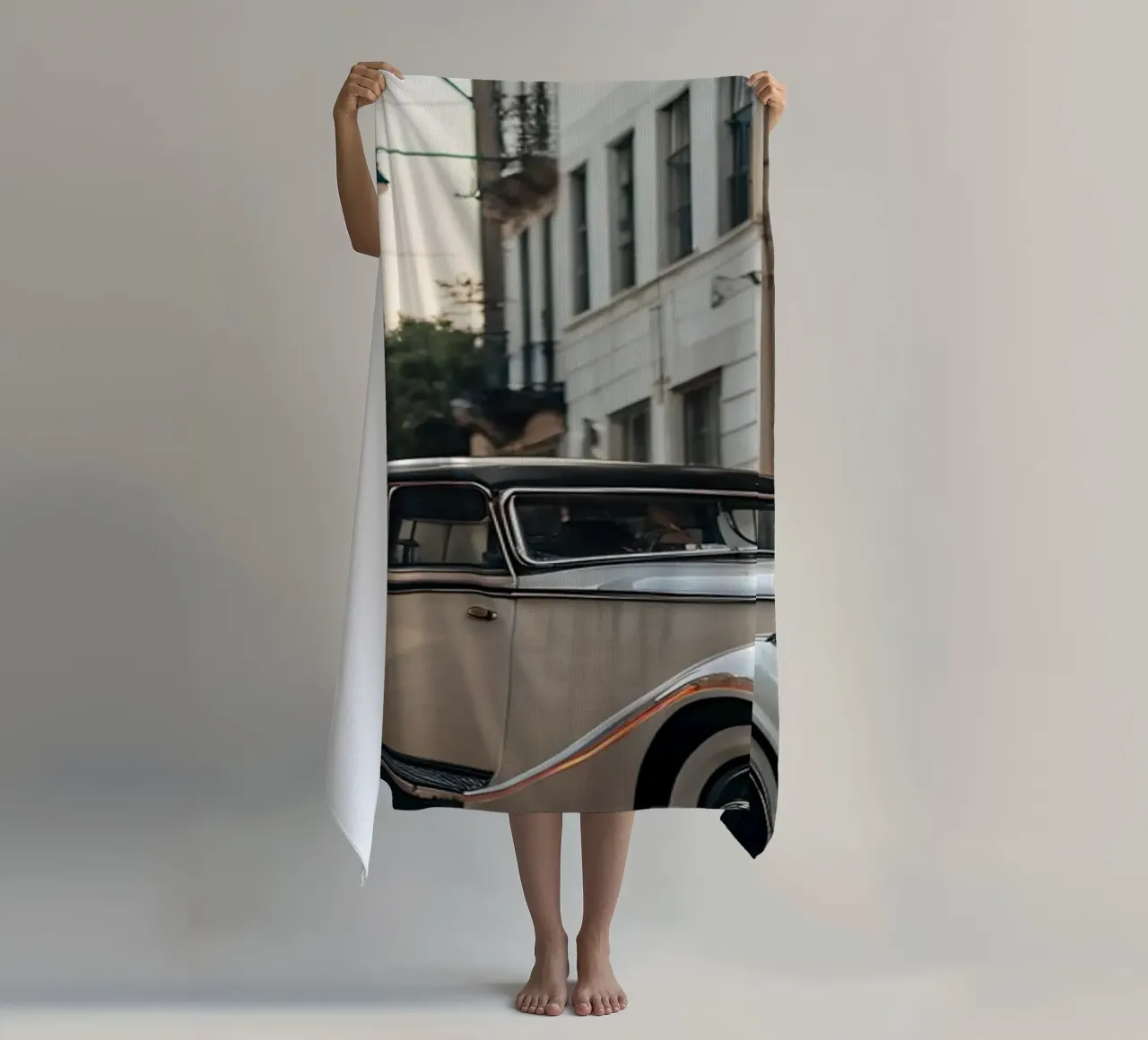 Auto d'epoca telo mare da CAR EDITION