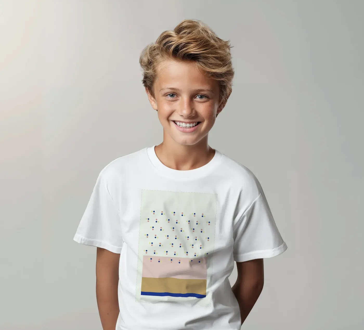 Dotsblue kinder t-shirt van 170QM
