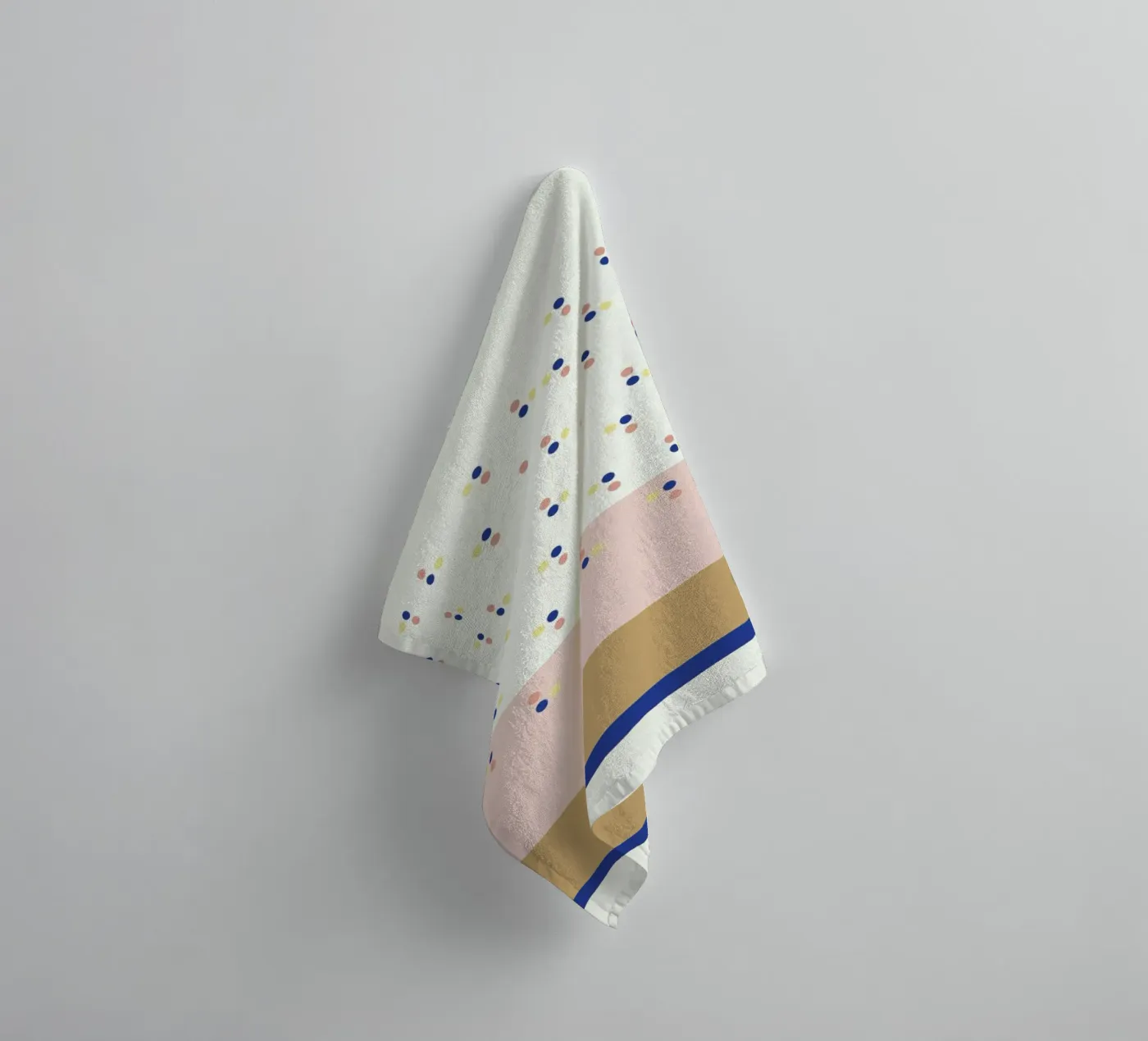 Dotsblue badhanddoek van 170QM