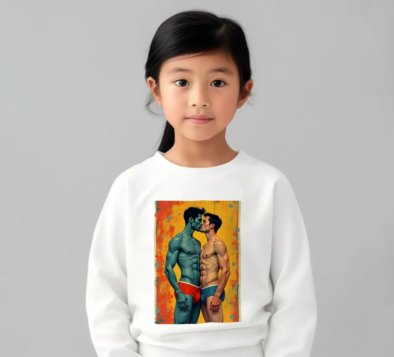 Amore per tutti felpa bambino da CASTILO