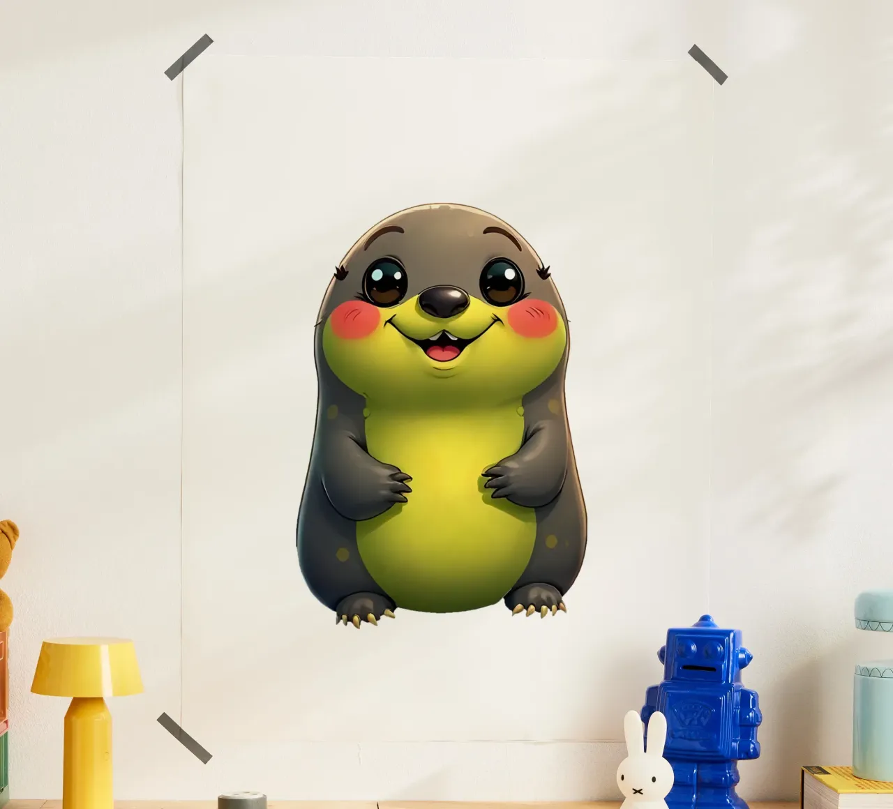 Mole_3a poster da Tierisch bunt by LK