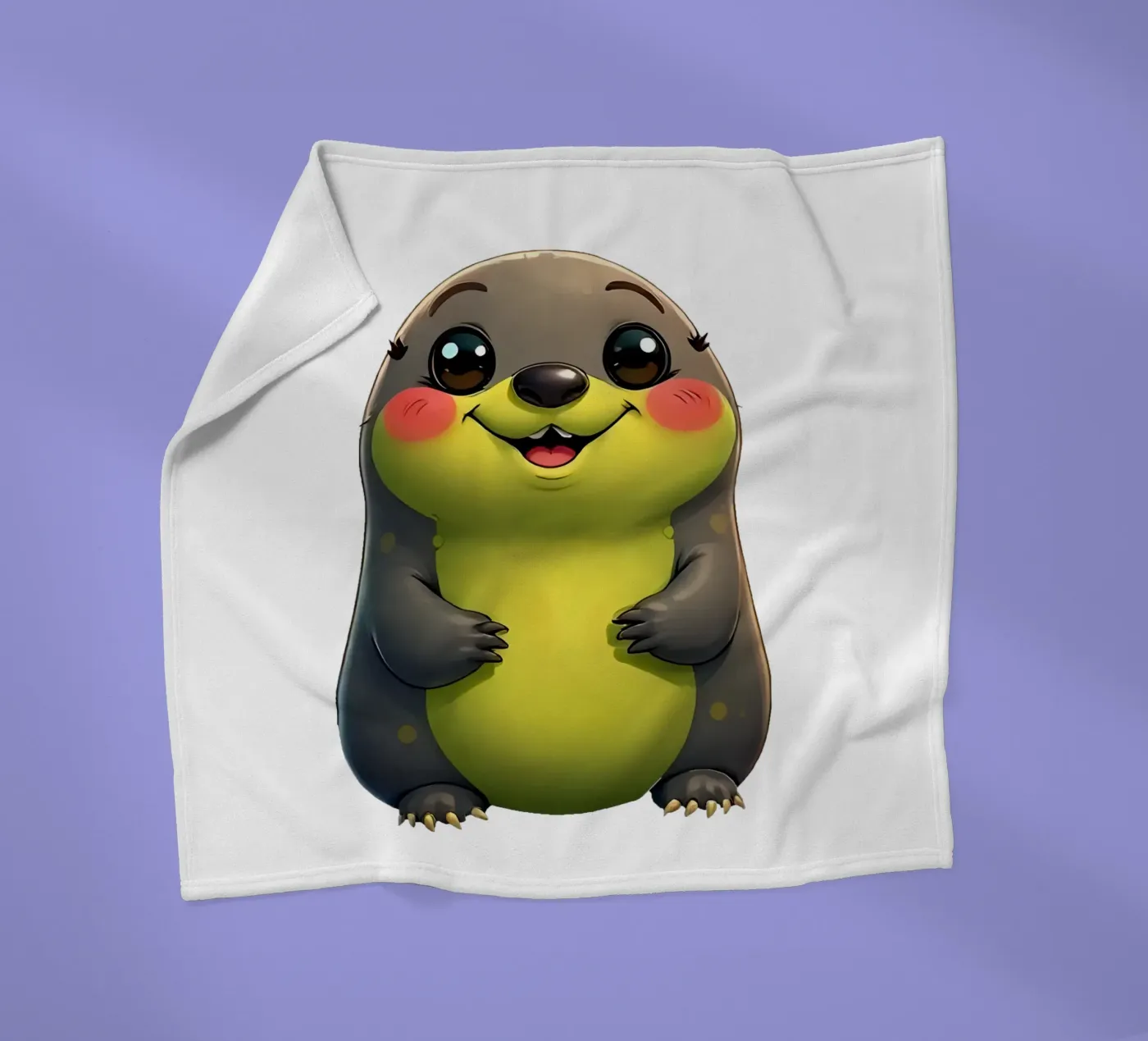 Mol_3a fleecedeken van Tierisch bunt by LK