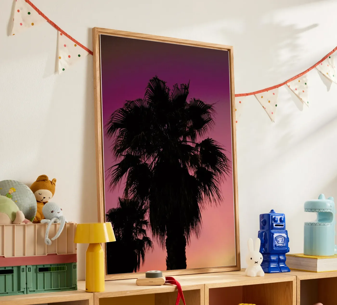 Palms at Sundown plexiglass da Sebastian Hilgetag