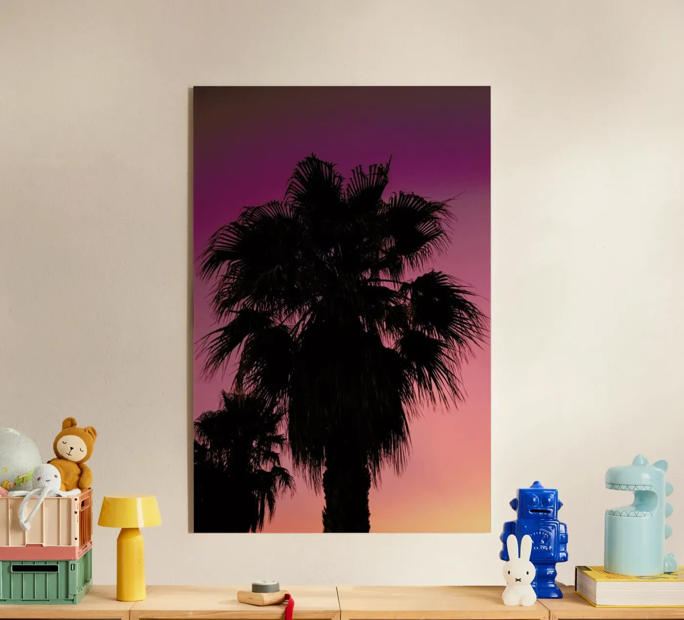 Palms at Sundown plexiglass da Sebastian Hilgetag
