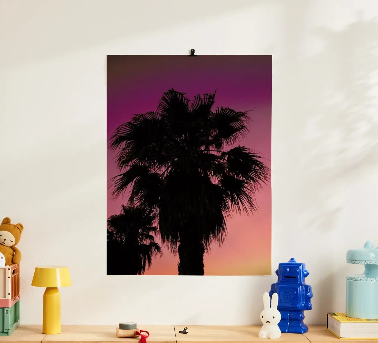 Palms at Sundown carta hahnemühle da Sebastian Hilgetag