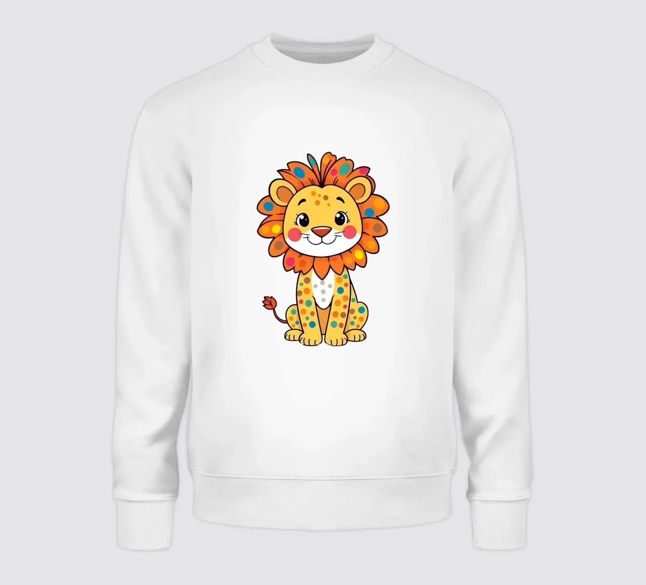 Lion_1a sweatshirt by Tierisch bunt by LK