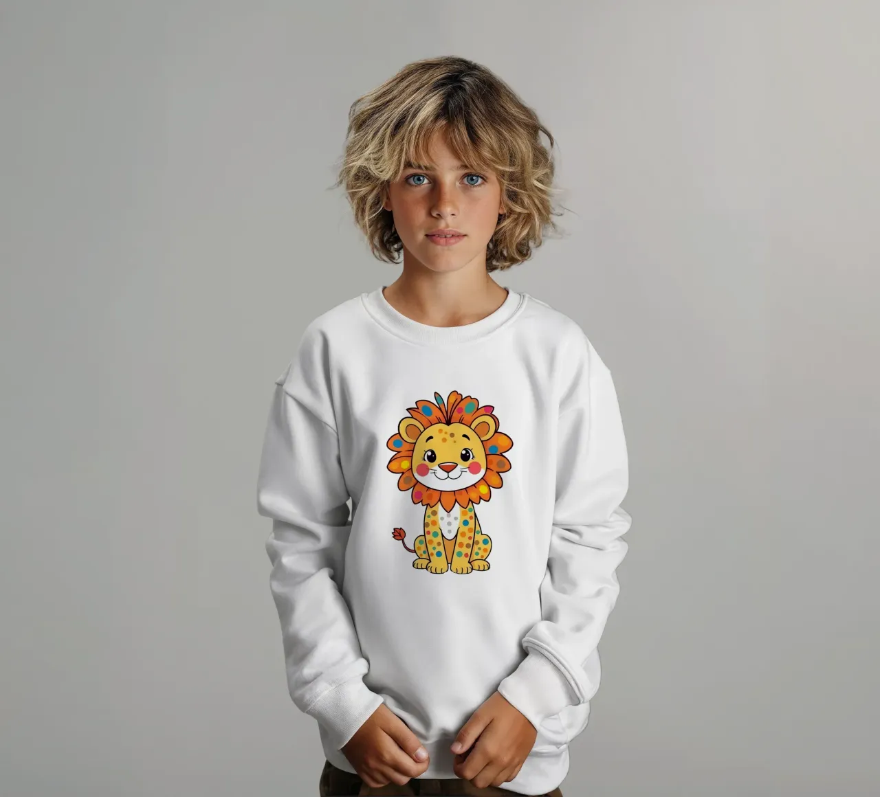 Leone_1a felpa bambino da Tierisch bunt by LK