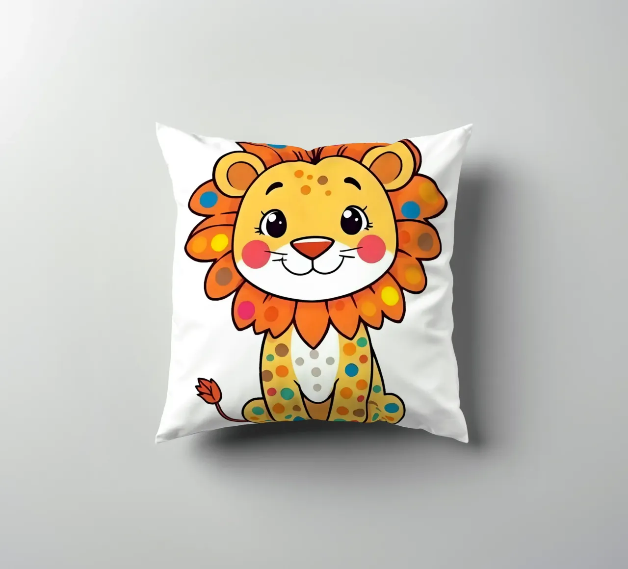 Leone_1a cuscino da Tierisch bunt by LK